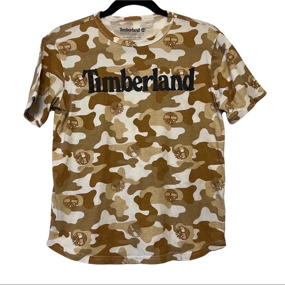 Timberland Brown & White Camouflage Shirt